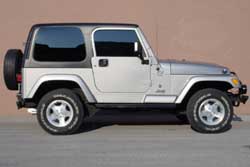Jeep with 30 inch Wrangler GSA on Canyon Wheel