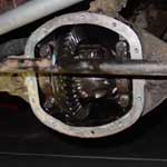 Step 6 Spray clean the gears and wipe down